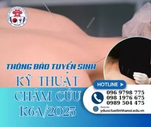 ✨ KHAI GIẢNG LỚP KỸ THUẬT CHÂM CỨU NGẮN HẠN - KHÓA 6A NĂM 2025 ✨